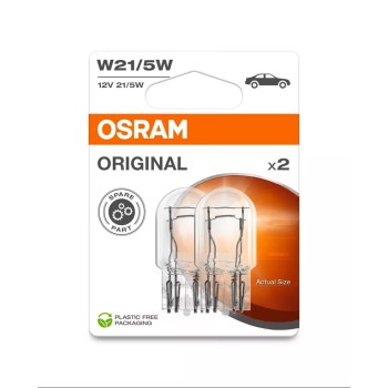 OSRAM Λαμπτήρας Αυτοκινήτου Original W21/5W κάλυκας W3x16q / 7515-2BL